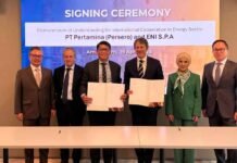 Perkuat Ketahanan Energi Nasional, Pertamina – ENI Tandatangani MOU Kerja Sama Pengelolaan Hulu Migas Sama Pengelolaan Hulu Migas