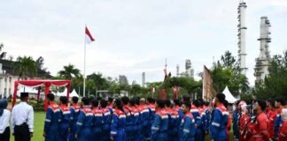 Dirut Pertamina Hadiri Upacara HUT Ke-79 Kemerdekaan RI di IKN PERTAMINA