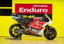 Pertamina Enduro VR46 Racing Team Luncurkan Livery Baru Edisi Khusus Pertamina Grand Prix of Indonesia PERTAMINA