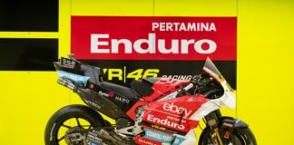Pertamina Enduro VR46 Racing Team Luncurkan Livery Baru Edisi Khusus Pertamina Grand Prix of Indonesia PERTAMINA