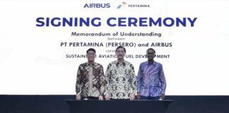 Pertamina dan Airbus Jajaki Kerja Sama Pengembangan Sustainable Aviation Fuel di Indonesia Sustainable Aviation Fuel di Indonesia