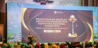 Naik Peringkat, Sekolah Energi Berdikari Pertamina SMA Negeri 40 Jakarta di Nobatkan Sebagai Sekolah Adiwiyata Nasional Sebagai Sekolah Adiwiyata Nasional