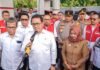 Mentri Perdagangan dan Dirut Pertamina Patra Niaga Tinjau SPBU Sleman Yang Di Segel Pertamina