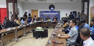 Jasa Raharja Wilayah Sulawesi Selatan dan Barat Hadiri Rapat Persiapan Angkutan Lebaran 2025 di KSOP Utama Makassar di KSOP Utama Makassar
