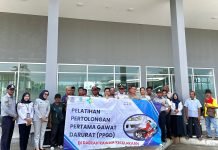 Jasa Raharja Kanwil Jabar Bersama Stakeholder Terkait adakan PPGD di Terminal Sumedang