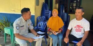 Kantor Pelayanan Jasa Raharja (KPJR) Tk II Sleman serahkan santunan Korban Laka lantas Km 11 Sleman