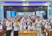 Masa MPLS Jasa Raharja Beri Edukasi Pada SMK Kesehatan Binatama Sleman jasa raharja yogyakarta