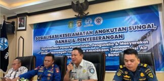Optimalisasi Keselamatan Transportasi Air, Jasa Raharja Kalbar Gelar Sosialisasi Angkutan Sungai, Danau dan Penyebrangan Danau dan Penyebrangan