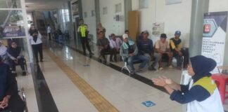 Jasa Raharja Gelar Pelayanan Kesehatan Gratis Di Terminal Pakupatan Di Terminal Pakupatan