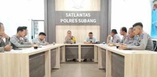 Polres Subang dan Jasa Raharja Perkuat Sinergi melalui FGD Guna Tingkatkan Keselamatan Lalu Lintas di Wilayah Subang jasa raharja jabar