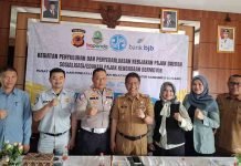 Jasa Raharja Kanwil Jabar Bersama Stakeholder terkait Sosialisasikan Program Pemutihan Pembayaran PKB dan SWDKLLJ di Kecamatan Soreang jasa raharja jabar