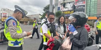 Jasa Raharja bersama Tim Pembina Samsat Salatiga Gelar Operasi Gabungan jasa raharja jateng