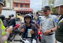 Jasa Raharja dengan Pemerintah Kota Surakarta Gelar Operasi Gabungan di Laweyan Surakarta