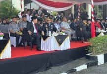 Kepala PT Jasa Raharja Kanwil Kepri Hadiri HUT Bhayangkara Ke-79 di Lapangan Polda Kepri jasa raharja kepri