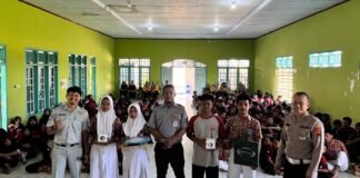 Jasa Raharja Edukasi Pelajar SMP Soal Tertib Lalu Lintas di Wonogiri Lalu Lintas di Wonogiri