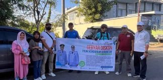 Jasa Raharja Sumbawa Gencarkan Sosialisasi Program Gebyar Diskon Pajak di Kawasan Car Free Day Samota jasa raharja NTB
