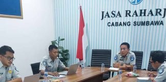 Jasa Raharja Sumbawa Gelar Rapat Inisiatif Strategi dan Analisa Evaluasi Kinerja Semester I Tahun 2025 jasa raharja NTB
