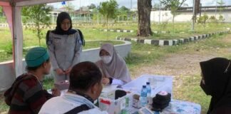 Jasa Raharja NTB Tingkatkan Keselamatan Melalui Pemeriksaan Kesehatan Gratis di Terminal Mandalika Kota Mataram jasa raharja NTB
