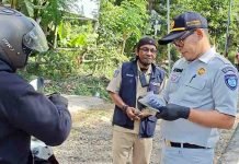 Jasa Raharja Sumbawa dan Mitra Kerja Terkait Gelar Operasi Kepatuhan, Sasar Wajib Pajak yang Menunggak jasa raharja NTB