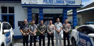 Perkuat Kolaborasi Stakeholder, Jasa Raharja NTB dan Jasaraharja Putera Mataram Berkoordinasi dengan Polres Lombok Tengah jasa raharja NTB