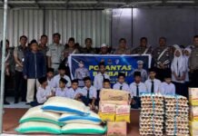Kegiatan ”Polantas Berbagi”, Jasa Raharja NTB Turut Sosialisasikan Keselamatan Berkendara Bagi Pelajar Usia Dini jasa raharja NTB