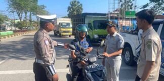 Wujudkan Keselamatan Berlalu Lintas, Jasa Raharja Bersama Instansi Terkait Gelar Operasi Gabungan di Paser Operasi Gabungan di Paser
