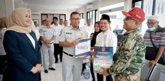 Dampingi Wagub NTB, Kepala Jasa Raharja NTB Pantau Pelaksanaan Program Gebyar Diskon PKB Program Gebyar Diskon PKB