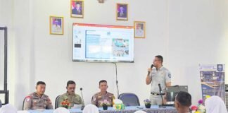 Jasa Raharja Sulsel dan Polres Maros Gelar Sosialisasi Keselamatan Lalu Lintas di SMKN 1 Lau