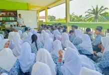 Jasa Raharja Bersama Kepolisian Gelar Safety Campaign di SMA Bina Taruna Medan Marelan jasa raharja sumut