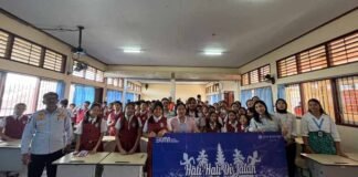 Tumbuhkan Kesadaran Sejak Dini, Jasa Raharja Wilayah Bali Bersama Mitra Gelar Sosialisasi Keselamatan Lalu Lintas Saat MPLS di Denpasar Saat MPLS di Denpasar