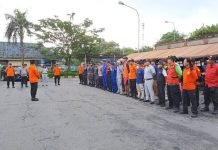 Jasa Raharja Bali Turut Berpartisipasi dalam Apel Posko Terpadu Kemanusiaan Musibah Kapal Tenggelam KMP Tunu Pratama Jaya jasa raharja bali