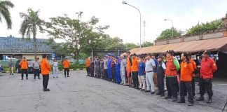 Jasa Raharja Bali Turut Berpartisipasi dalam Apel Posko Terpadu Kemanusiaan Musibah Kapal Tenggelam KMP Tunu Pratama Jaya jasa raharja bali
