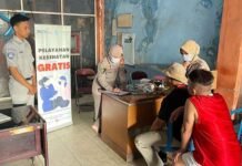 Peduli Keselamatan, Jasa Raharja Bengkulu Hadirkan Layanan Kesehatan Gratis bagi Sopir dan Penumpang Angkutan Umum jasa raharja bengkulu