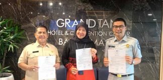 Tim Pembina Samsat Martapura Jalin Kerja Sama Merchant dengan Hotel Grand Tan Banjarmasin dengan Hotel Grand Tan Banjarmasin