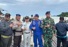 PT. Jasa Raharja Cabang Singkawang Bersama Stakeholder Laksanakan Pengawasan dan Pengamanan di Dermaga Teluk Suak di Dermaga Teluk Suak