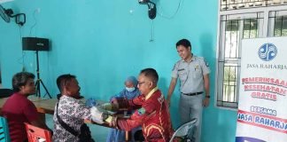 Jasaraharja Peduli Kesehatan: Pemeriksaan Gratis via MUKL di Desa Ruhui Rahayu di Desa Ruhui Rahayu