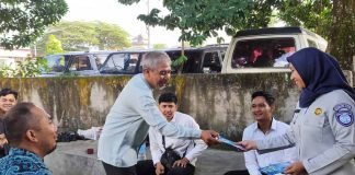Jasa Raharja NTB Sosialisasikan Penerapan Peraturan Gubernur NTB Nomor 9 Tahun 2025 di Kabupaten Lombok Barat di Kabupaten Lombok Barat