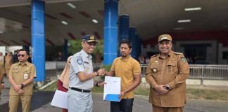 Jasa Raharja Sulsel Hadiri Penandatanganan PKS Optimalisasi Pajak Kendaraan di Kabupaten Maros di Kabupaten Maros
