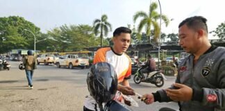 Jasa Raharja Kepri Bersama Samsat Batu Aji Gencar Sosialisasi Pemutihan Pajak Kendaraan di Kawasan SP Plaza di Kawasan SP Plaza