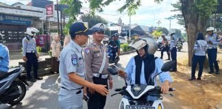 Tim Pembina Samsat Banjarbaru Gelar Sosialisasi Kawasan Tertib Lalu Lintas (KTL) di Kota Banjarbaru di Kota Banjarbaru