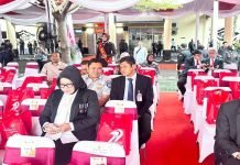 Kepala PT Jasa Raharja Kanwil Utama Jawa Barat Hadiri HUT Bhayangkara Ke-79 di Lapangan Mapolda Jabar di Lapangan Mapolda Jabar