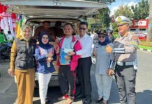 Jasa Raharja Tasikmalaya Sambut Bupati Garut dalam Kunjungan Operasi Pemeriksaan Pajak Kendaraan Bermotor di Simpang Lima Tarogong jasa raharja jabar