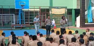 Pengajar Peduli Keselamatan Lalu Lintas Bersama Jasa Raharja Bekasi dan Satlantas Polres Metro Bekasi Sosialisasikan Keselamatan Lalu Lintas jasa raharja jabar