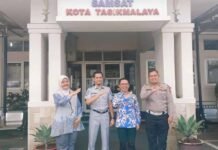 Kepala PT Jasa Raharja Cabang Tasikmalaya Sambangi Samsat Kota Tasikmalaya dalam Rangka Monitoring Program Pemutihan Tahun 2025 jasa raharja jabar
