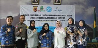 Jasa Raharja Bersama Tim Pembina Samsat Kabupaten Bandung II Soreang Kembali laksanakan Sosialisasi Program Pemutihan di Kecamatan Margahayu jasa raharja jabar