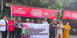 Jasa Raharja Pekalongan Gelar Pelatihan PPGD di Pangkalan Ojek jasa raharja jateng