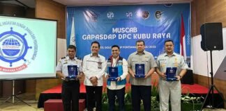 Kepala Kantor Wilayah Jasa Raharja Kalbar Hadiri Muscab Gapasdap DPC Kubu Raya, Dukung Penguatan Keselamatan Transportasi Air jasa raharja kalbar