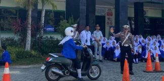 Jasa Raharja Kalsel Hadiri Apel Bersama dan Gelar Safety Riding di MAN Insan Cendekia Tanah Laut jasa raharja kalsel