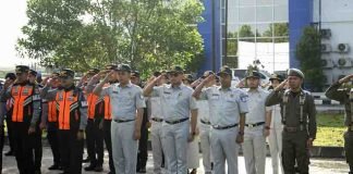 Jasa Raharja Kalsel Turut Serta dalam Apel Gelar Pasukan Operasi Patuh Intan 2025 jasa raharja kalsel