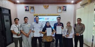 Tim Pembina Samsat Marabahan Gelar Penandatanagan Kerja Sama Merchant Dukung Kepatuhan Pajak Kendaraan Bermotor jasa raharja kalsel